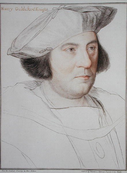 Portrait de Harry Guldeford (d.1532) gravé par Francesco Bartolozzi (1727-1815) 1792 - Hans (after) Holbein the Younger