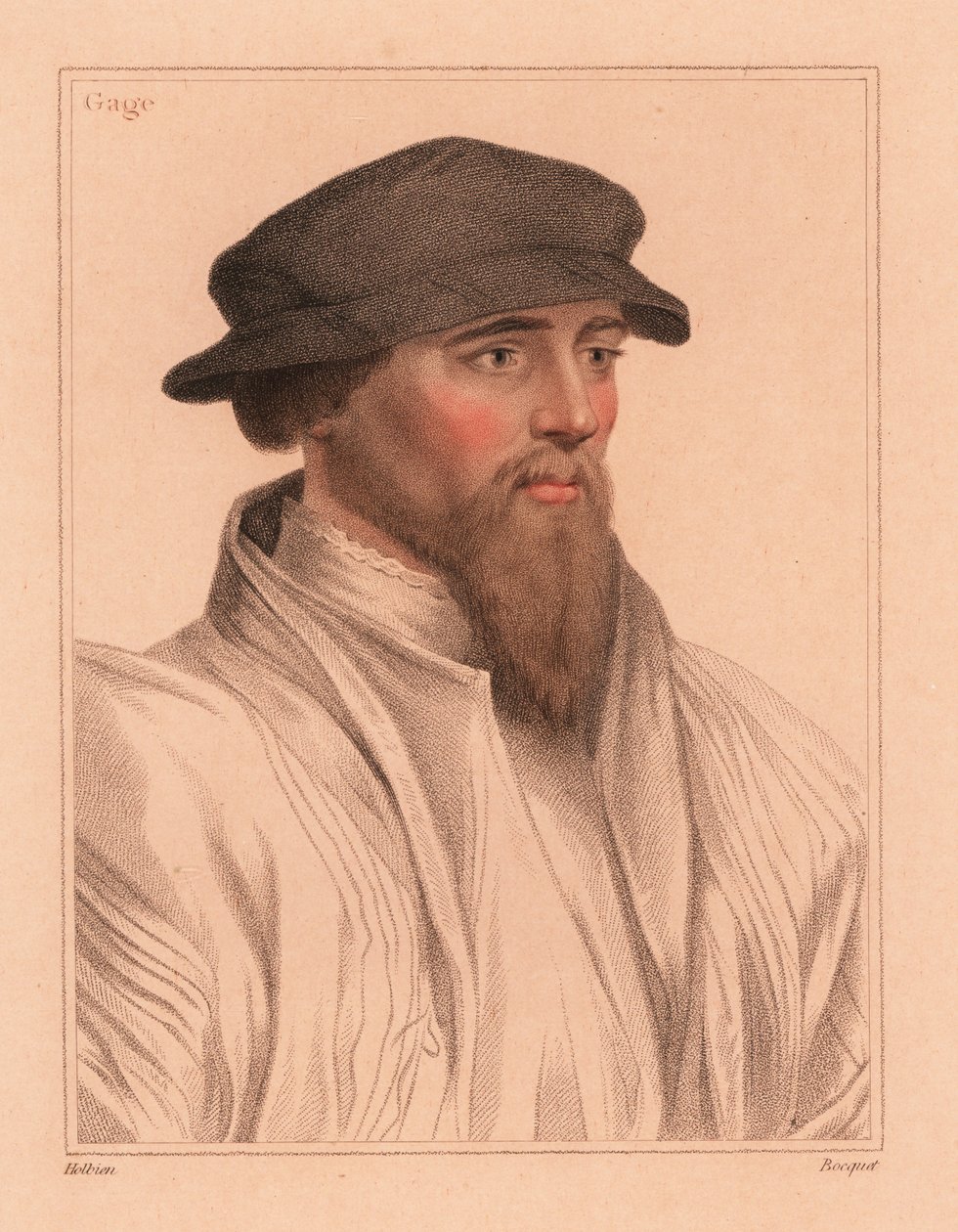 Sir John Gage, courtisan et politicien anglais - Hans (after) Holbein the Younger