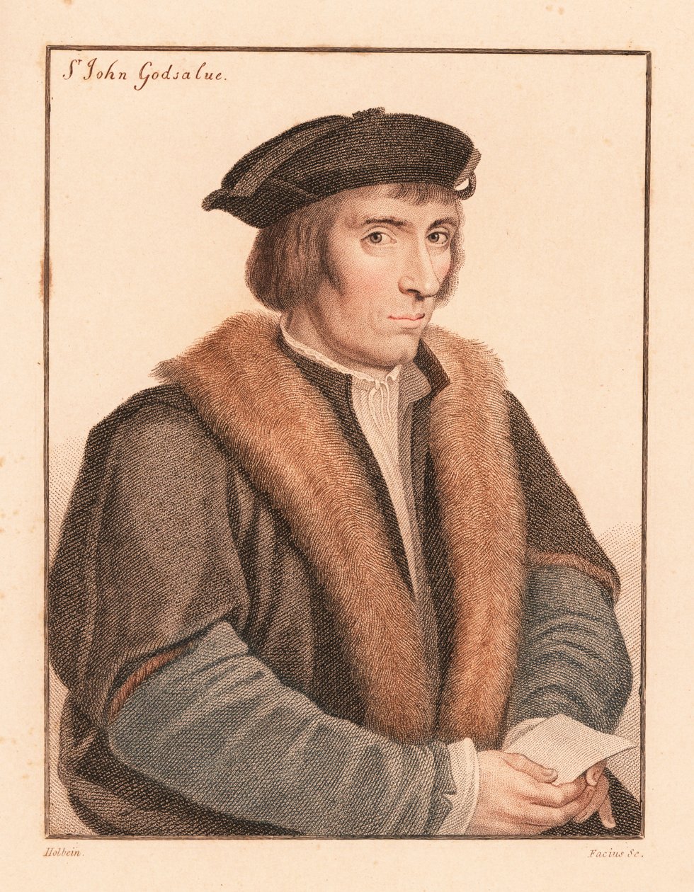 Sir John Godsalve, homme politique anglais, mort en 1557 - Hans (after) Holbein the Younger