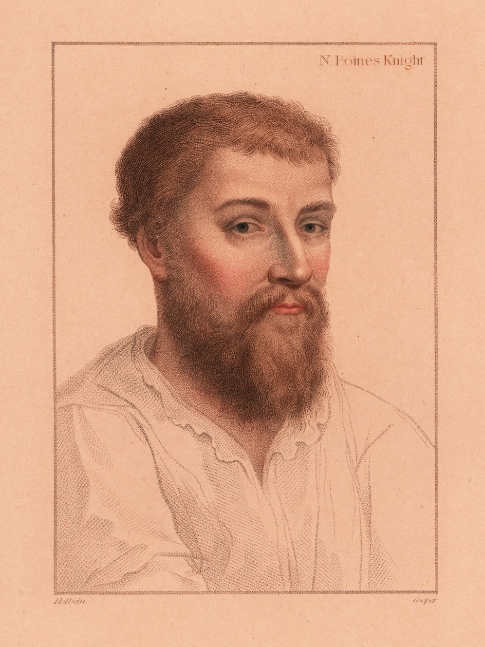 Sir Nicholas Poyntz (1510-1556), courtisan anglais, 1812 - Hans (after) Holbein the Younger