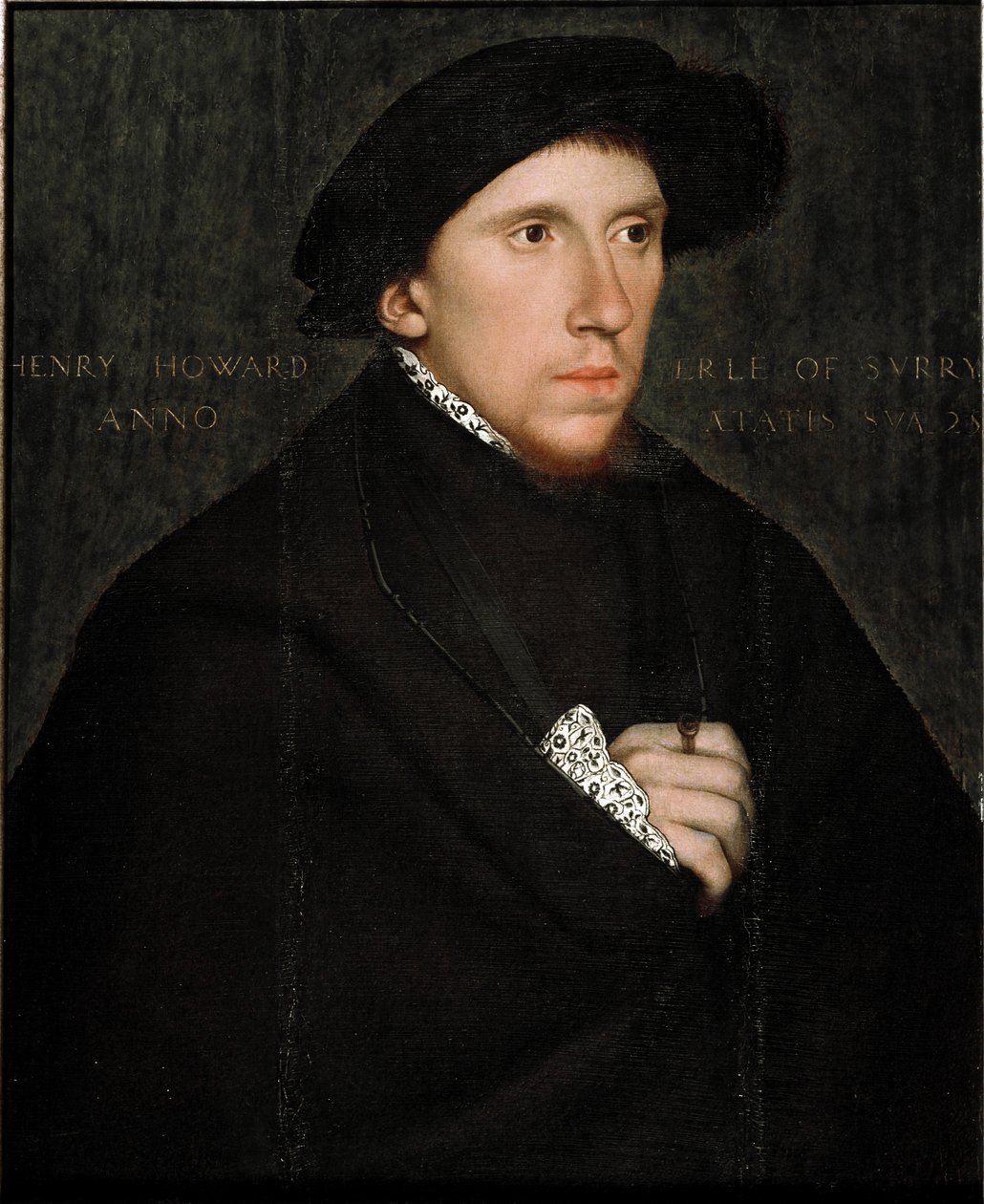 Portrait de Henry Howard, poète et courtisan anglais - Hans (school of) Holbein