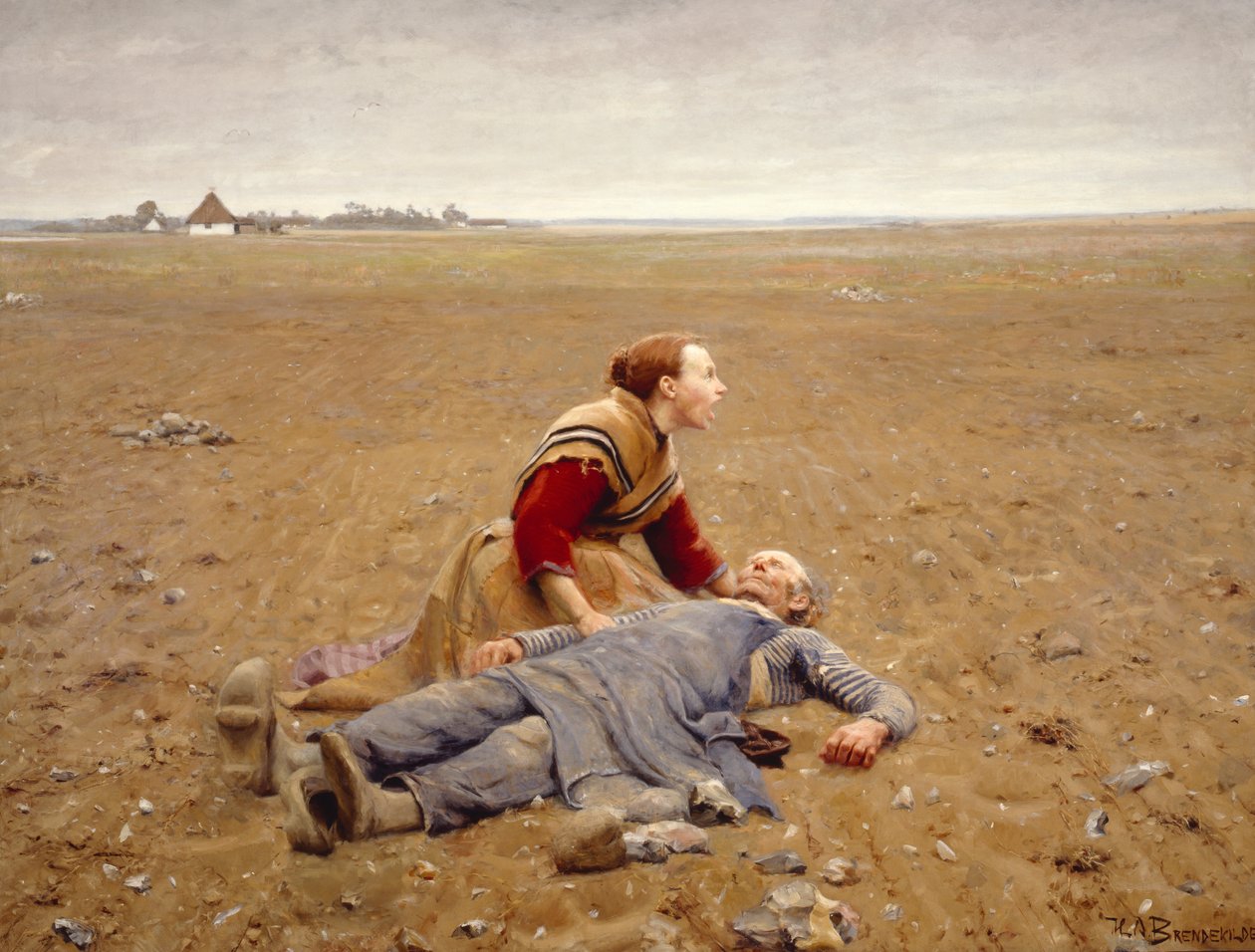 Épuisé ou Le Martyr - Hans Andersen Brendekilde