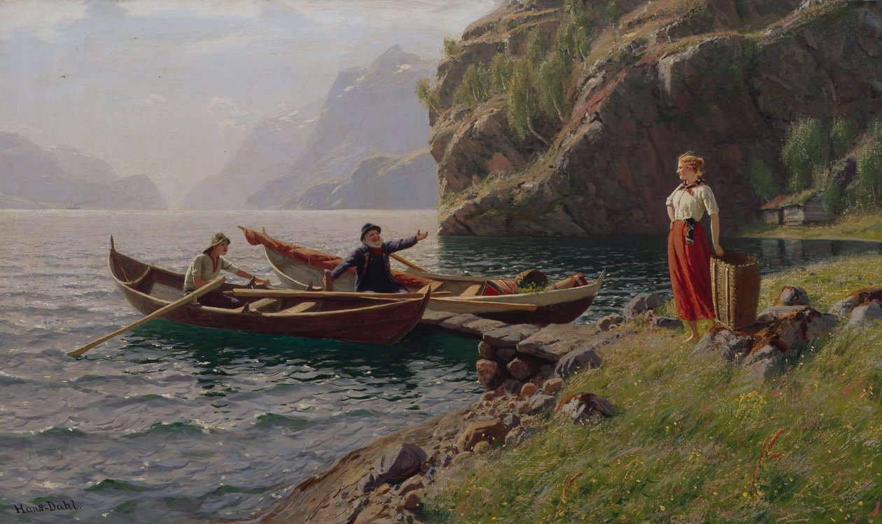 Vie quotidienne dans les fjords - Hans Andreas Dahl