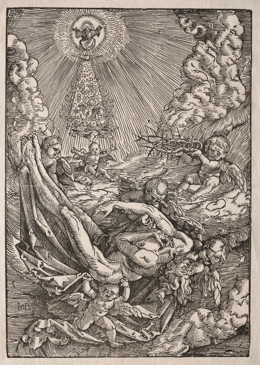 Christ porté au ciel par des anges, vers 1515-1517 - Hans Baldung