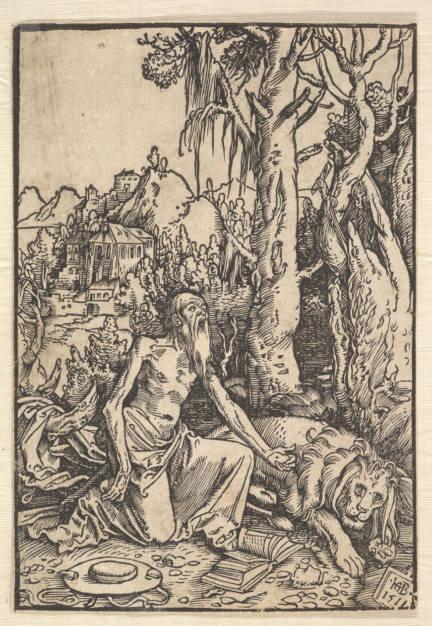 Saint Jérôme dans le désert - Hans Baldung