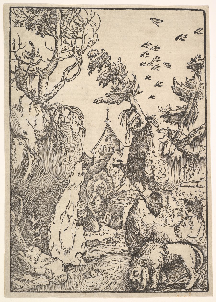 Saint Jérôme dans le désert, vers 1511 - Hans Baldung
