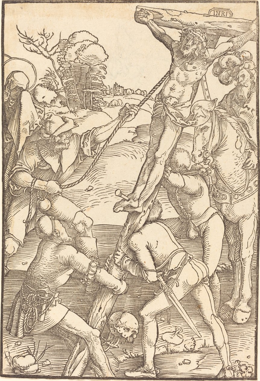 Le Christ élevé sur la croix - Hans Baldung Grien