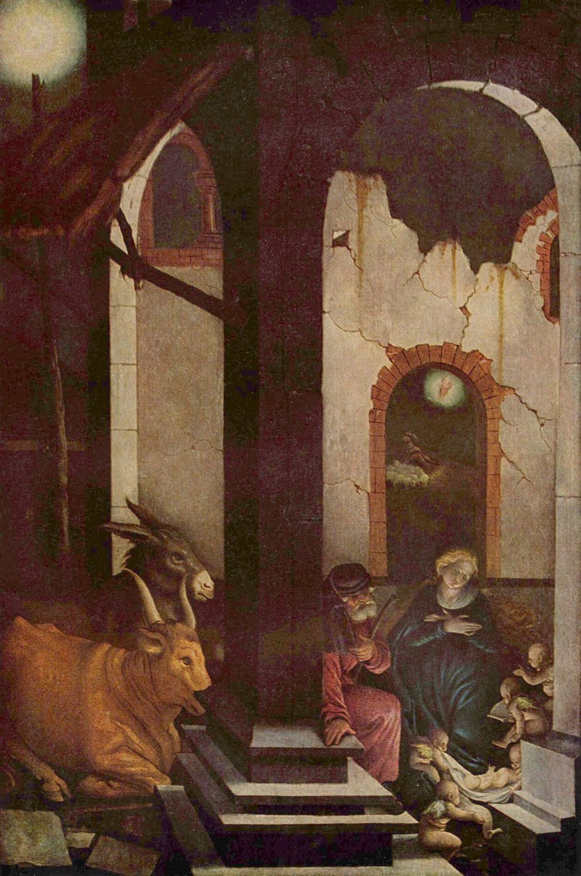 French : La naissance du Christ Nativity - Hans Baldung Grien
