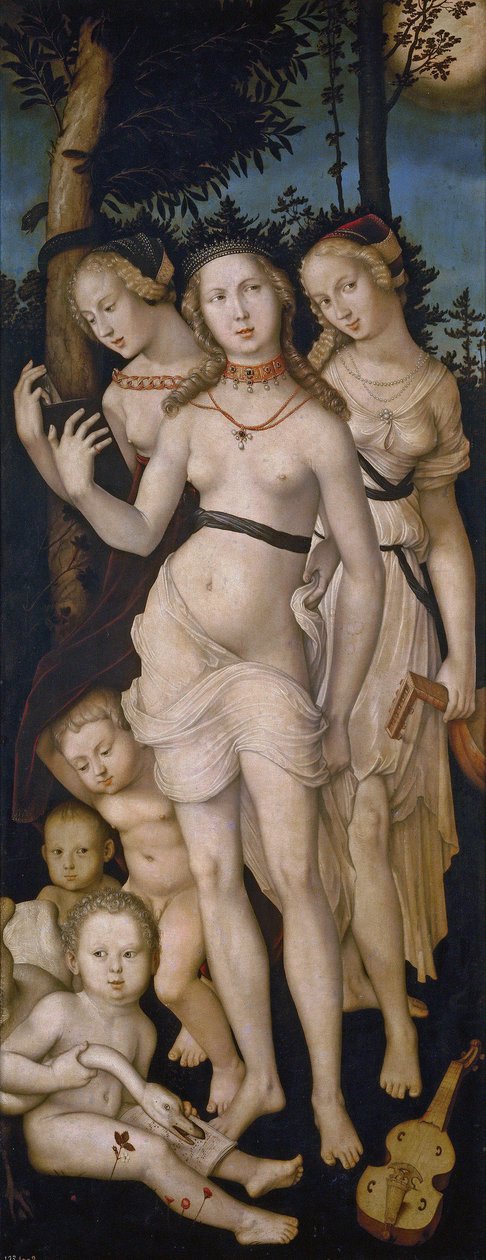 French : La jeunesse (Les trois grâces) Harmony, or The Three Graces - Hans Baldung Grien