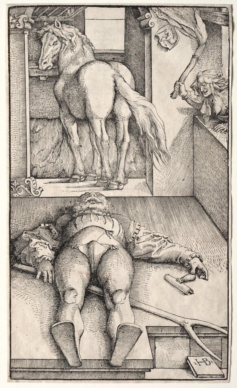 Le Cavalier ensorcelé, 1544 - Hans Baldung Grien