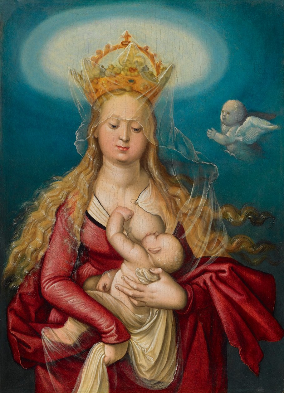 La Vierge, reine des cieux, allaitant le Christ enfant - Hans Baldung Grien