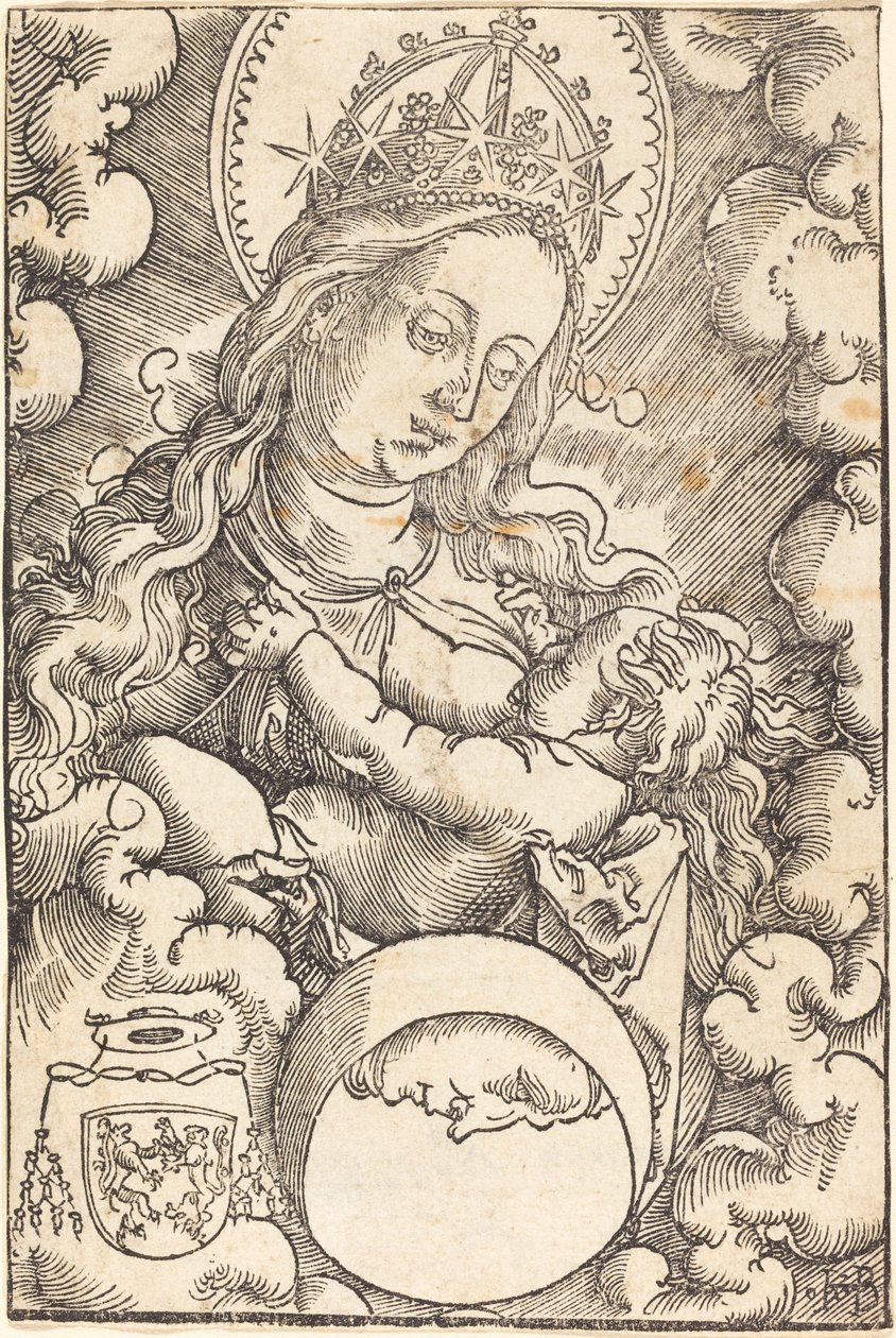 Vierge et Enfant dans les nuages - Hans Baldung Grien