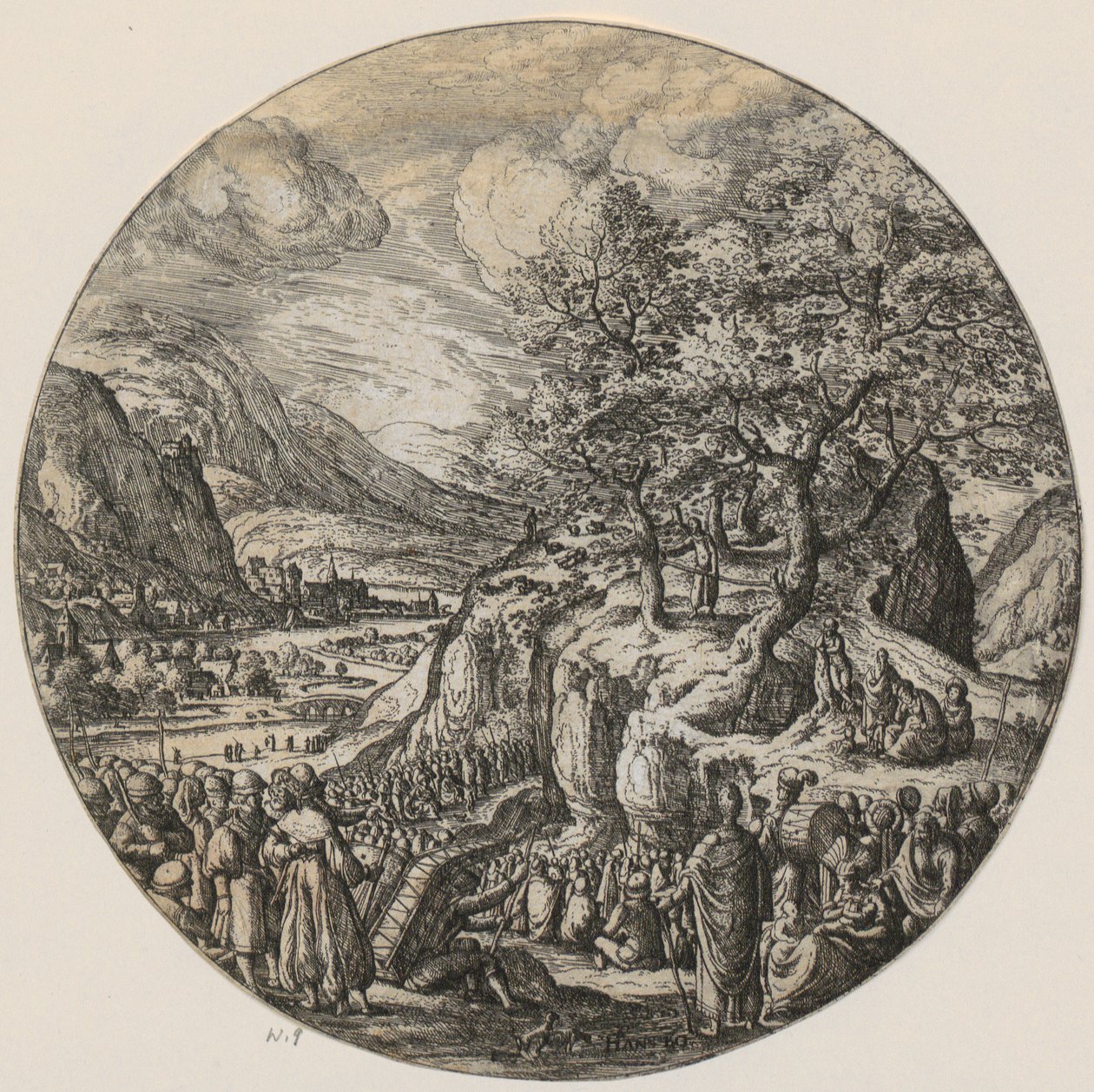 Jean-Baptiste prêchant dans le désert - Hans Bol