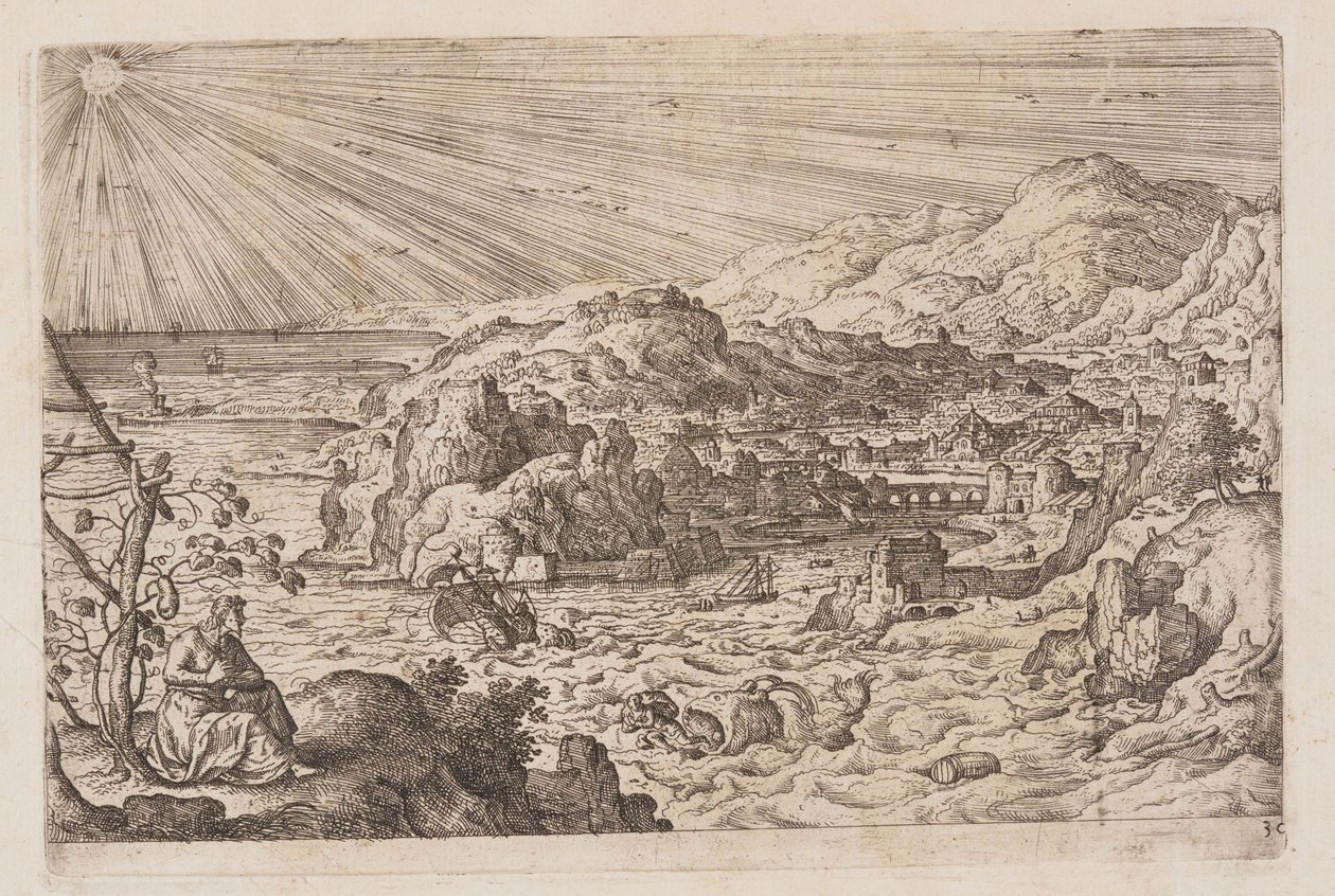 Planche 30, tirée de Paysages avec scènes de l