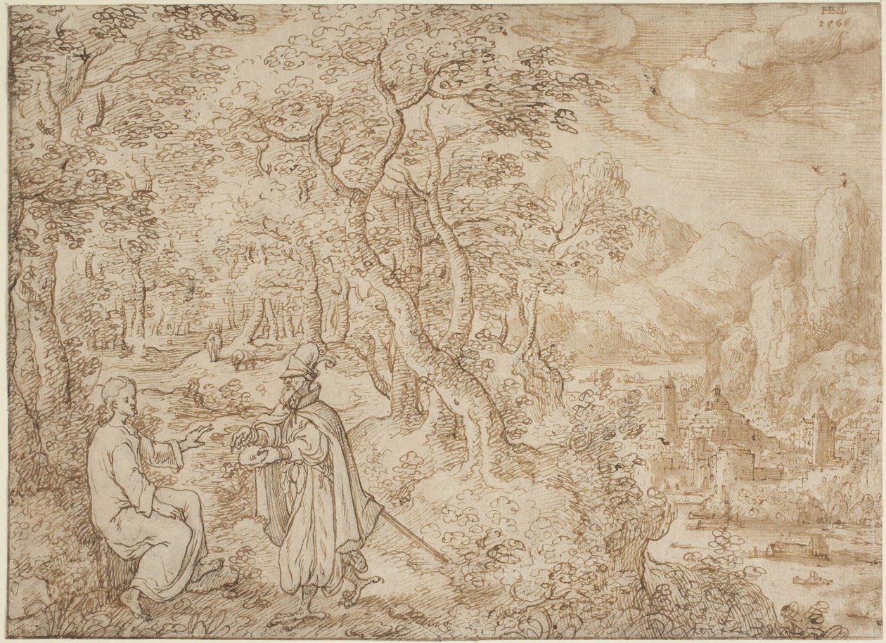 La Tentation du Christ - Hans Bol