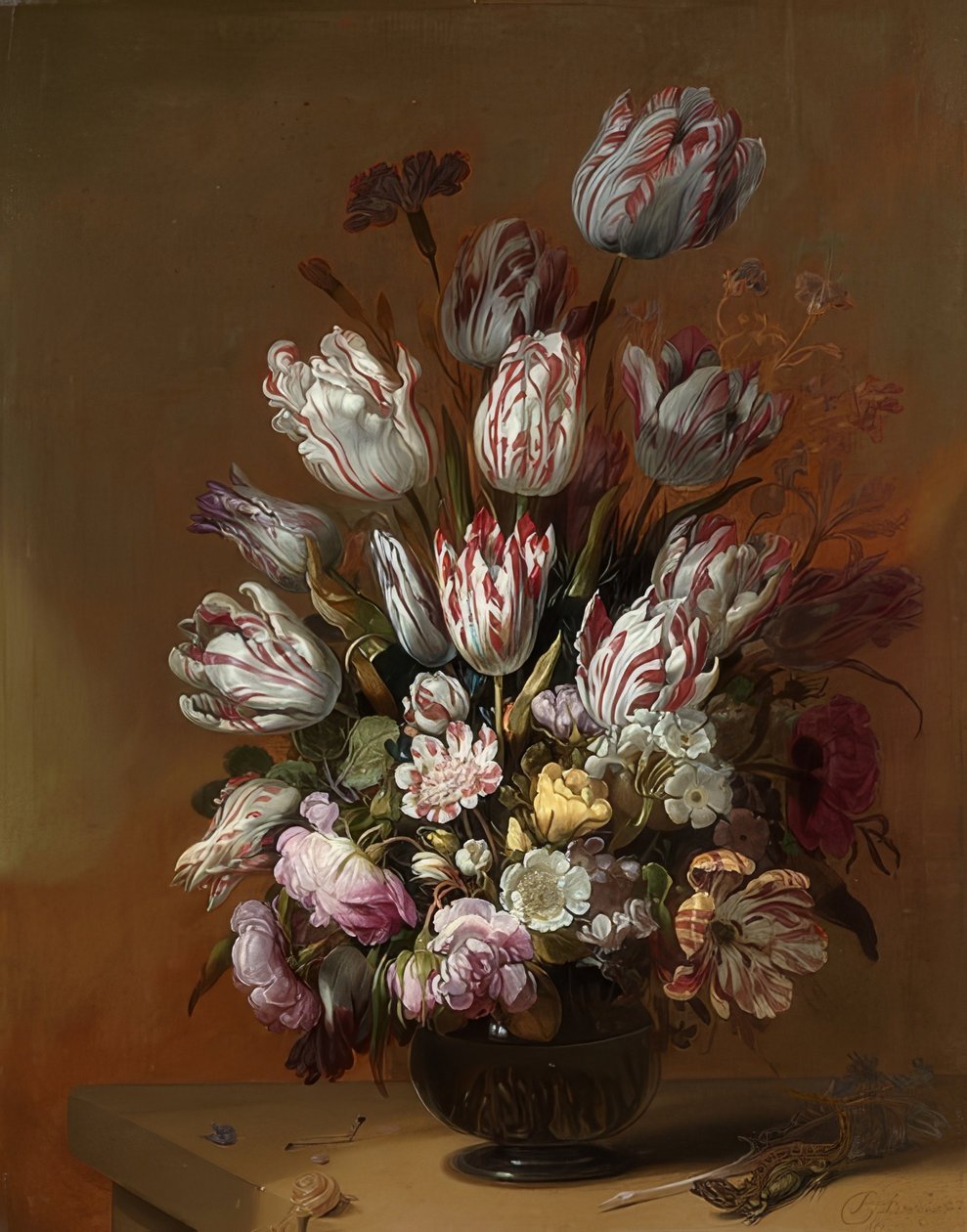 Nature morte de fleurs - Hans Bollongier