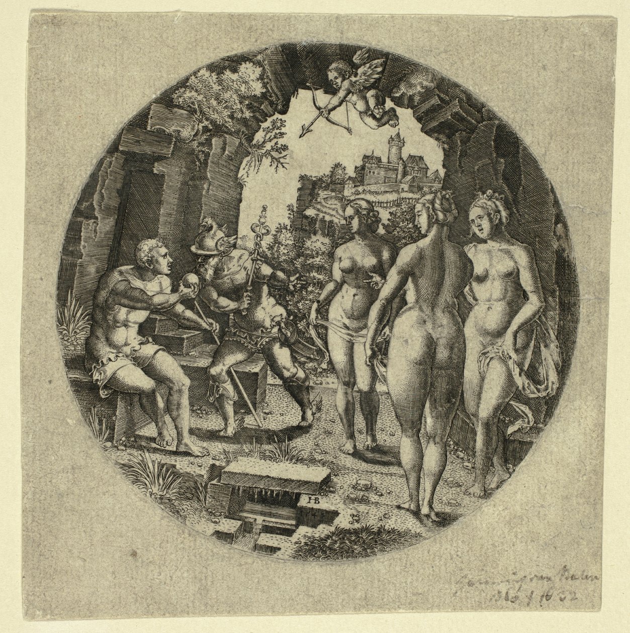 Le Jugement de Pâris - Hans Brosamer
