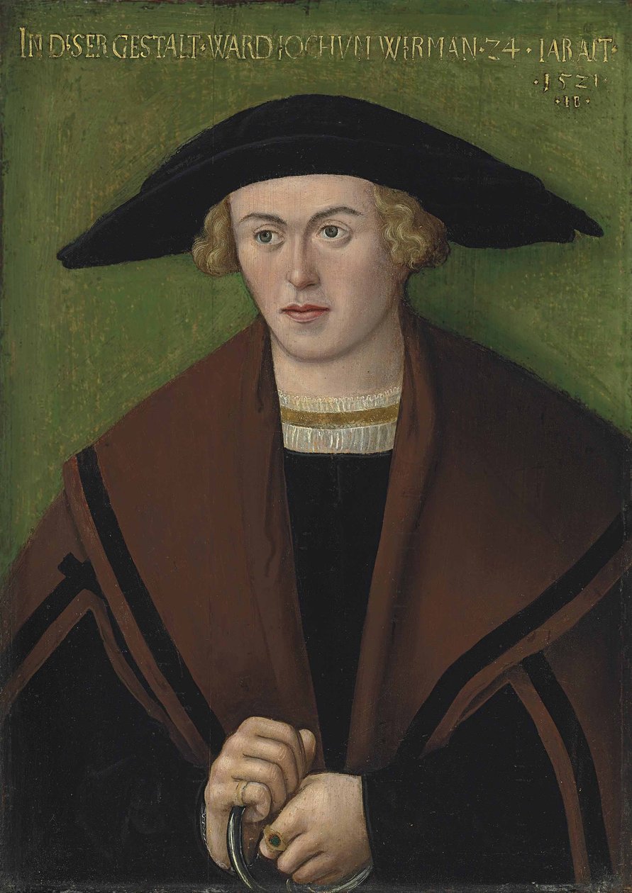 Portrait de Jochum Wirman - Hans Brosamer