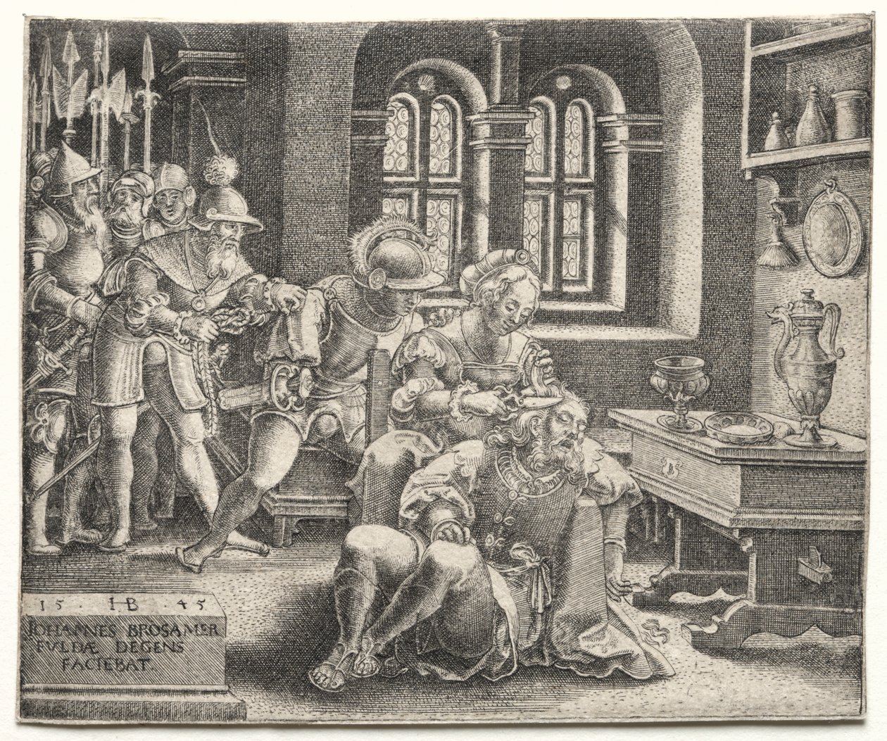 Samson et Dalila - Hans Brosamer