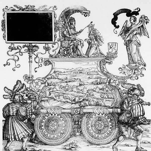 Scène de la Procession triomphale de Maximilien, c.1516-18 - Hans Burgkmair