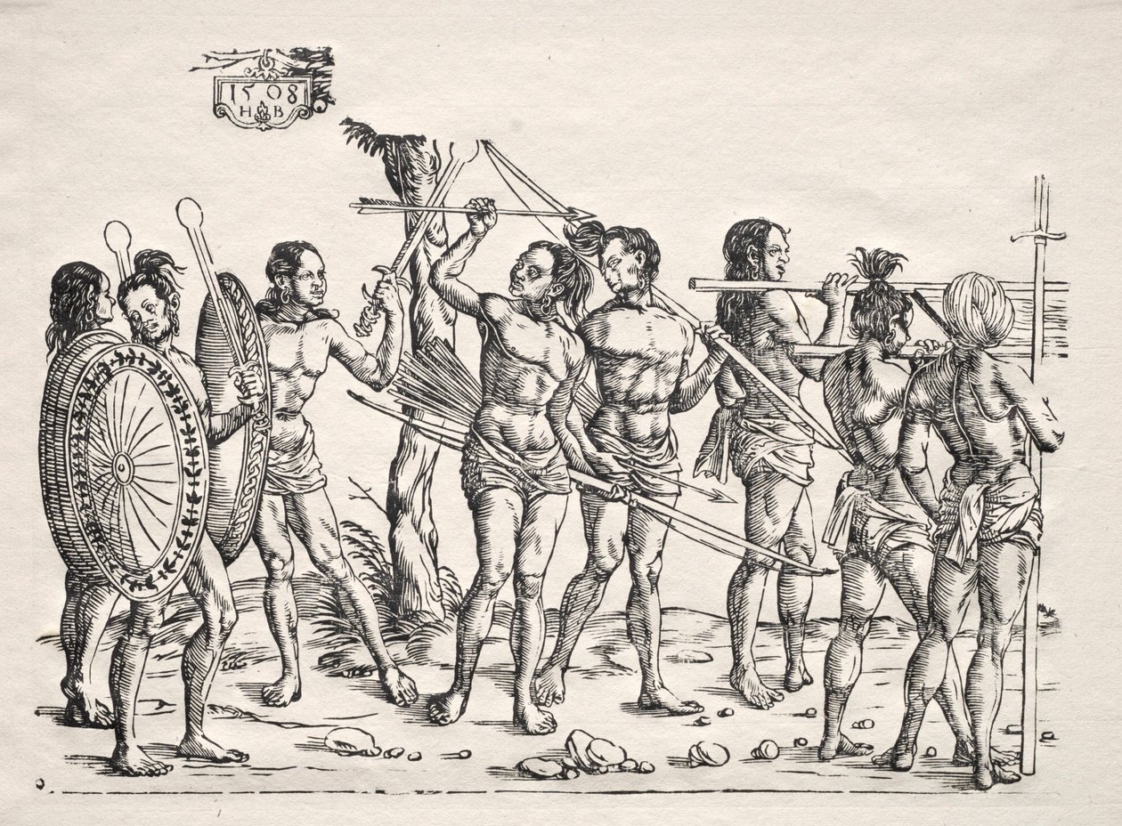 Le Roi de Cochin, 1508 - Hans Burgkmair