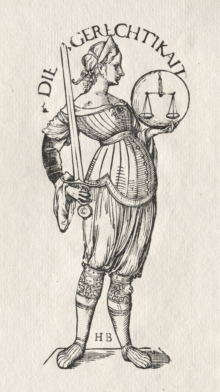 Les sept vertus : Justice - Hans Burgkmair