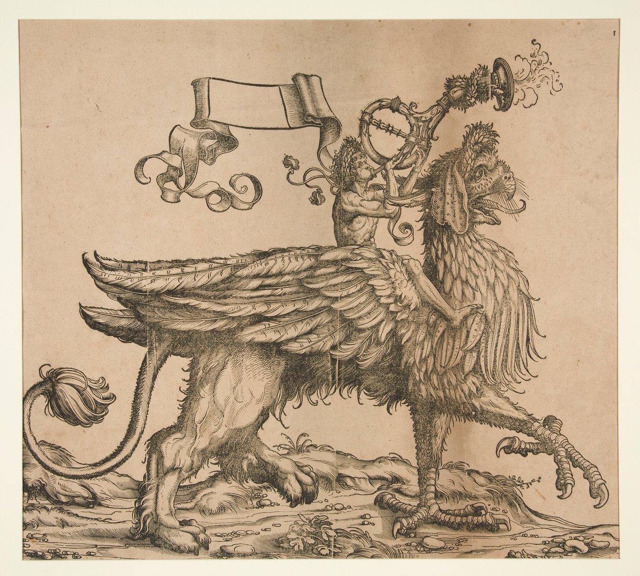 Héraut (Annonceur du Triomphe) - Hans Burgkmair the Elder
