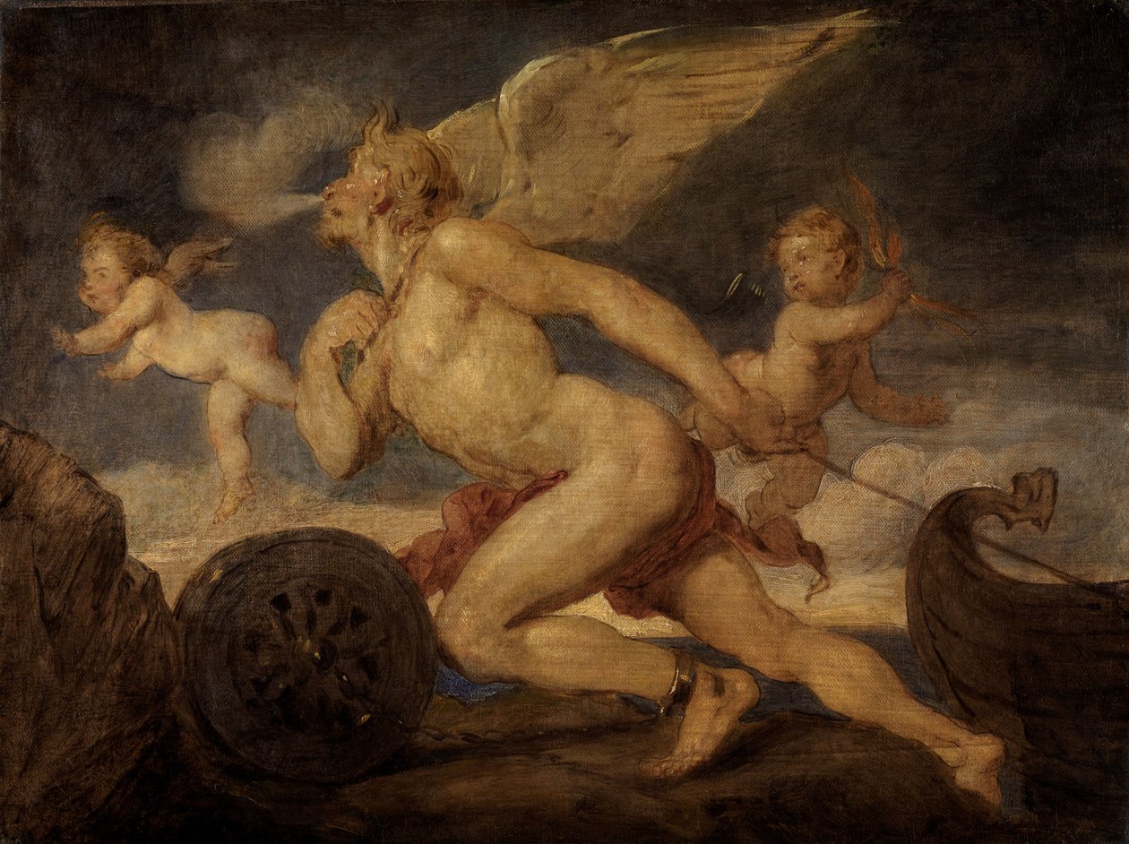 Allégorie de la force de la vapeur - Hans Canon