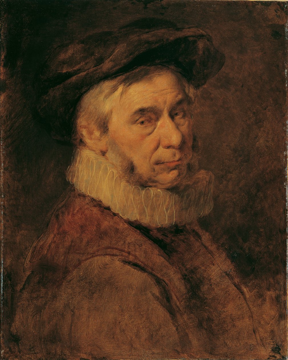 Homme âgé avec collerette et barbe - Hans Canon