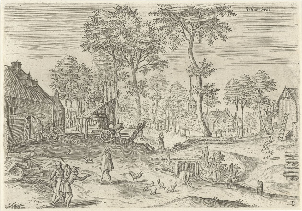 Vue de Schaerbeek - Hans Collaert (I)
