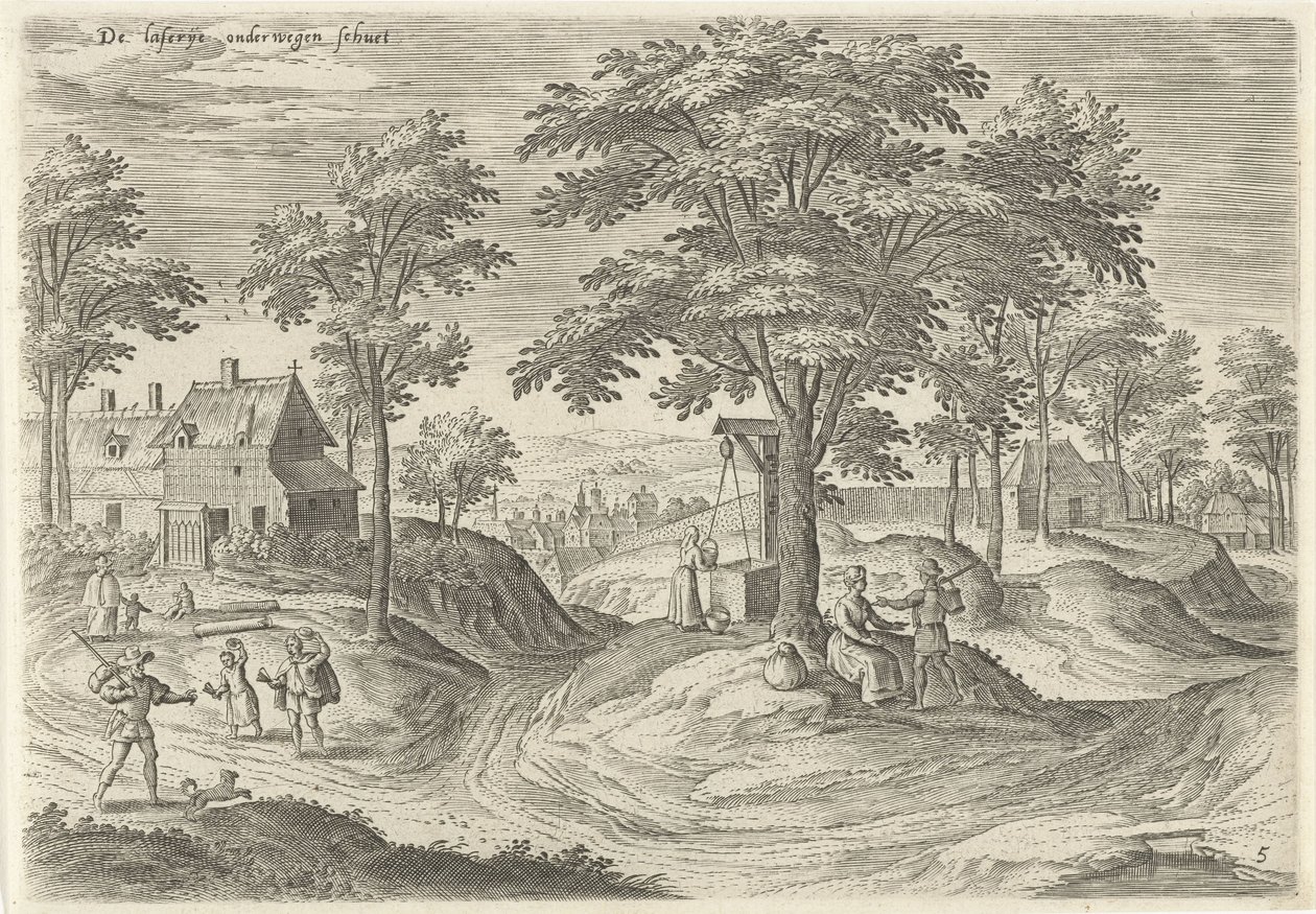 Vue sur la léproserie de Scheut - Hans Collaert (I)
