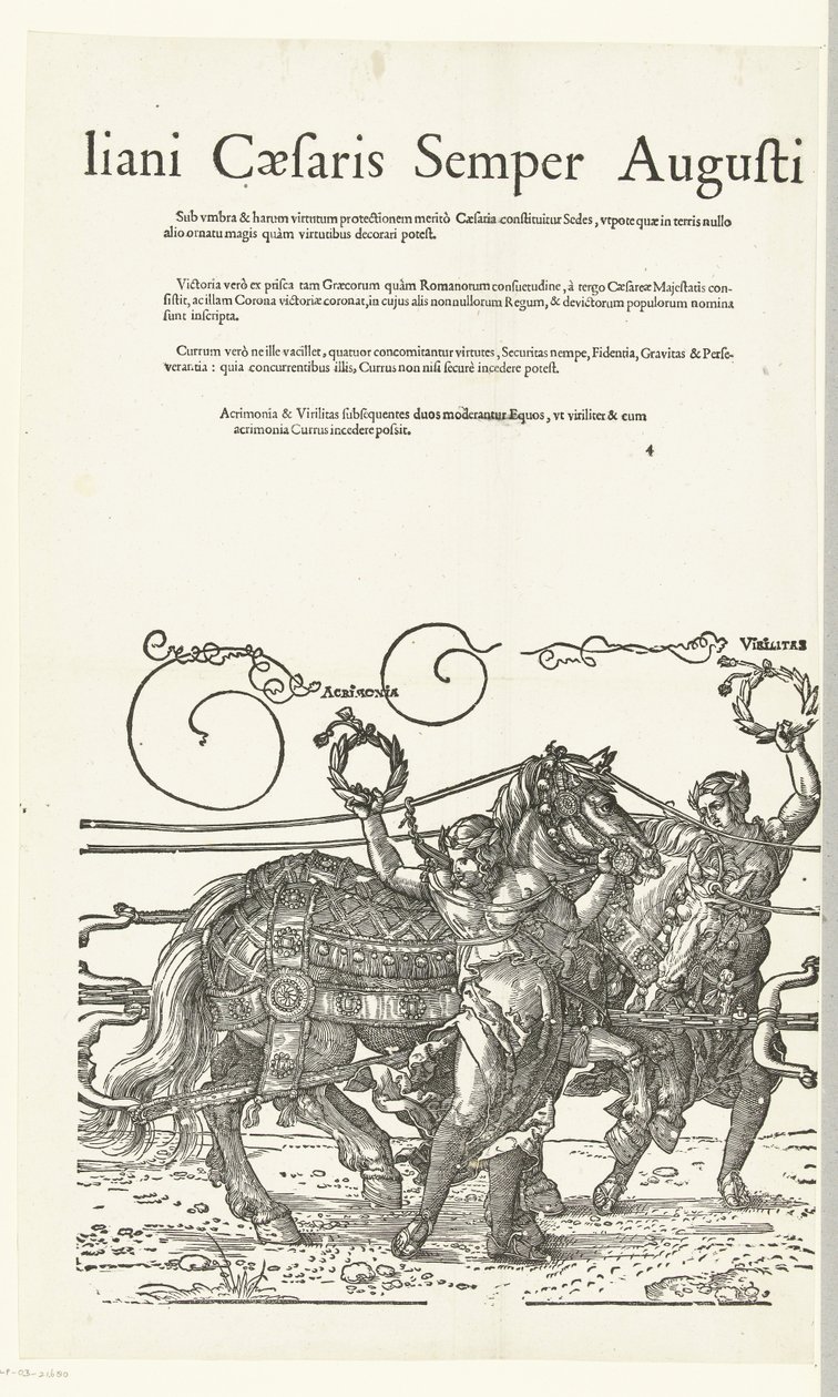 Triomfwagen van keizer Maximiliaan I, Kopieën naar Dürers Triomfwagen voor keizer Maximiliaan I (série) - Hans Guldenmund
