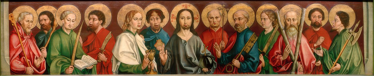 Christ et les douze apôtres - Hans Haider