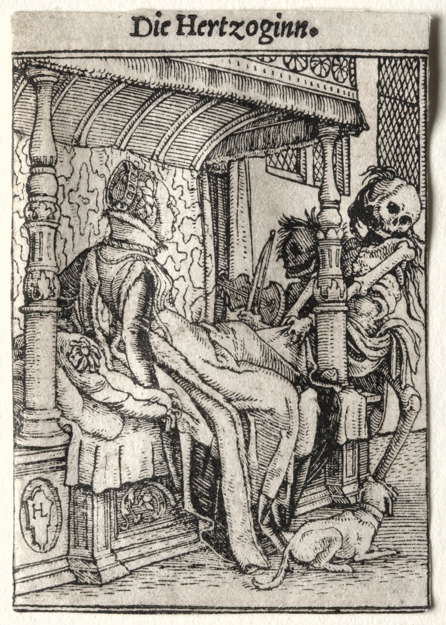 La Danse macabre : La Duchesse - Hans Holbein