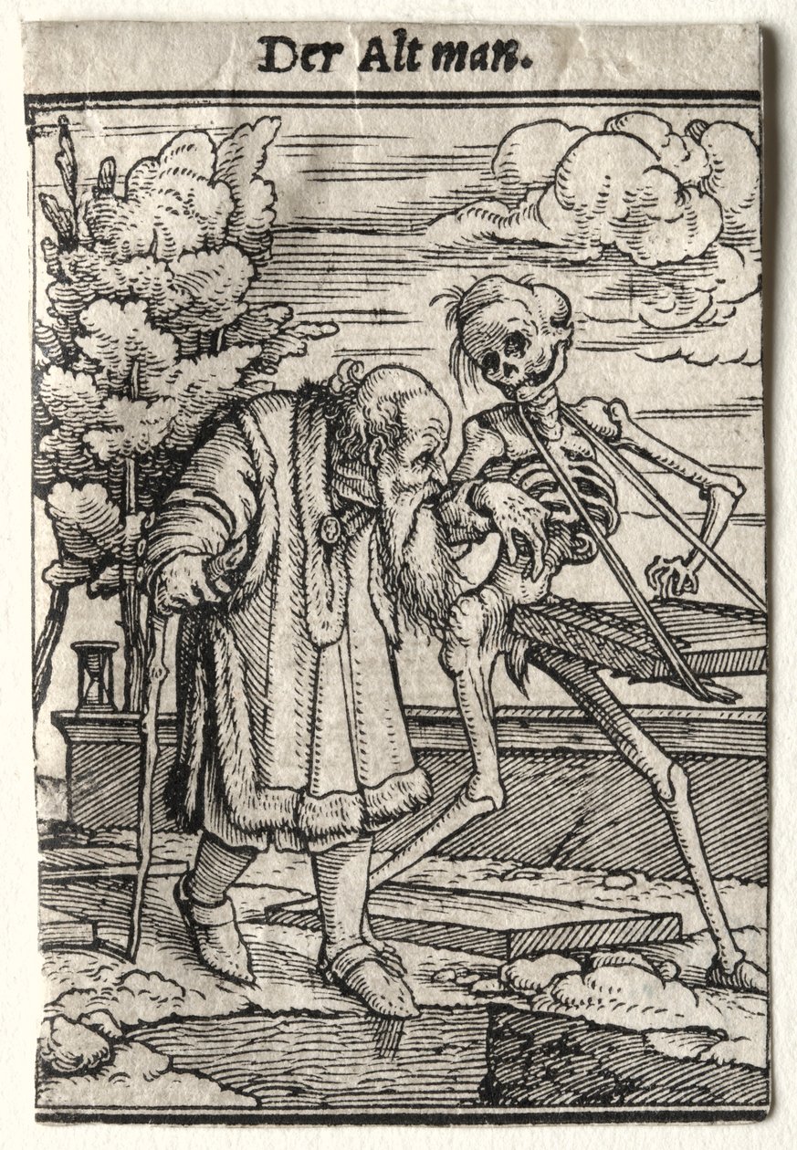 Danse macabre : Le vieil homme - Hans Holbein