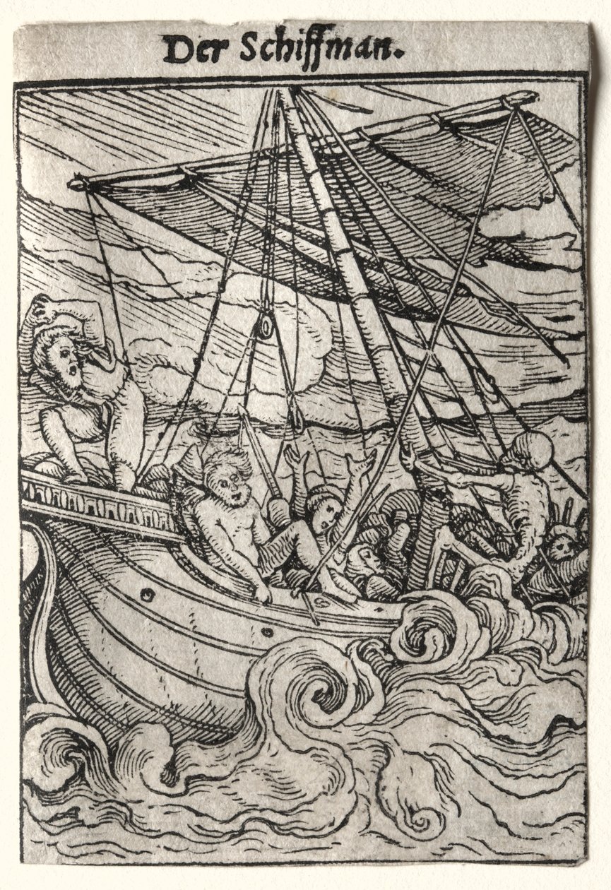 La danse de la mort : Le marin, vers 1526 - Hans Holbein