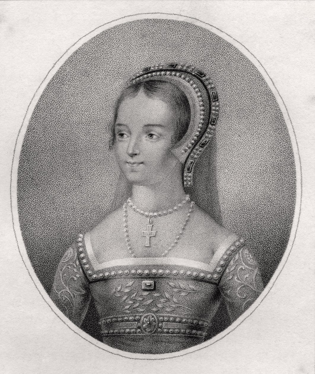 Catherine Parr, gravée par Bocquet, du 