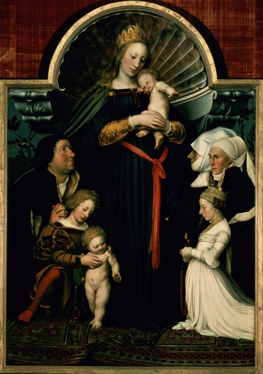 Madone du bourgmestre Meyer - Hans Holbein der Jüngere