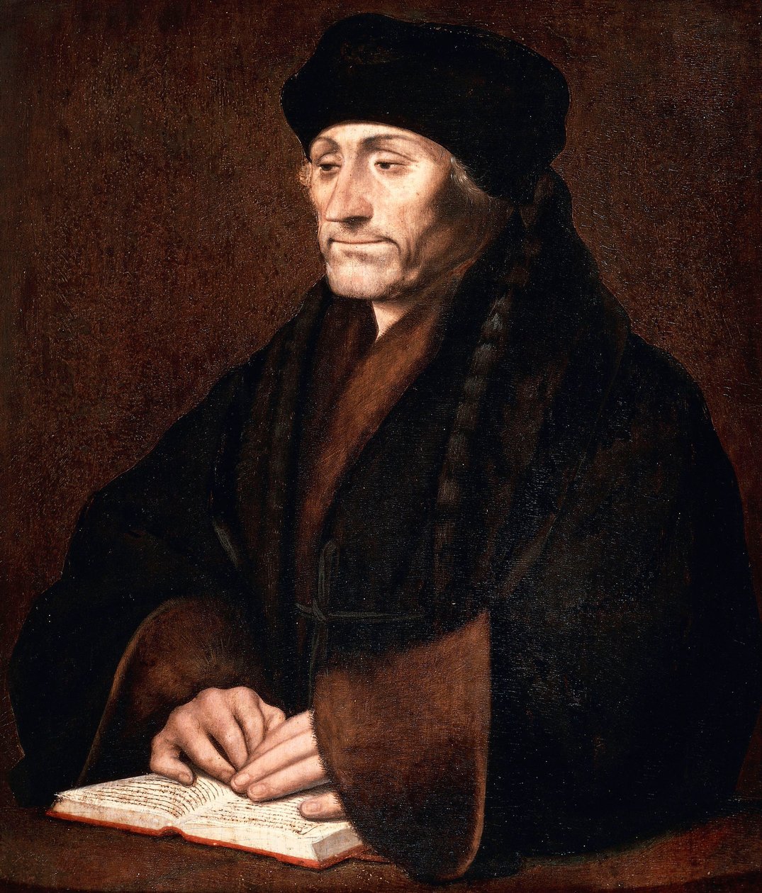 Portrait de Desiderius Erasmus - Hans Holbein der Jüngere