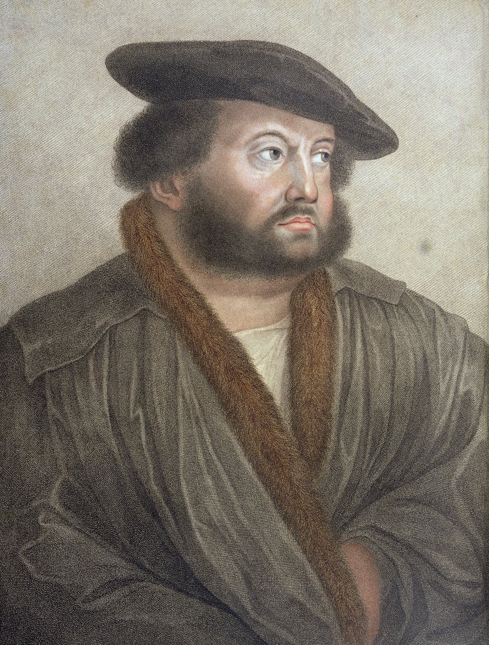 Portrait de Hans Holbein (1497-1543) gravé par Francesco Bartolozzi (1727-1815) - Hans Holbein der Jüngere