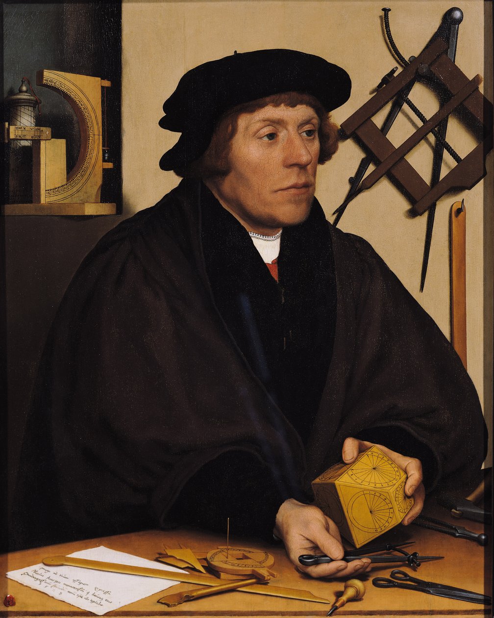 Portrait de Nicholas Kratzer (1487-c.1550) 1528 - Hans Holbein der Jüngere