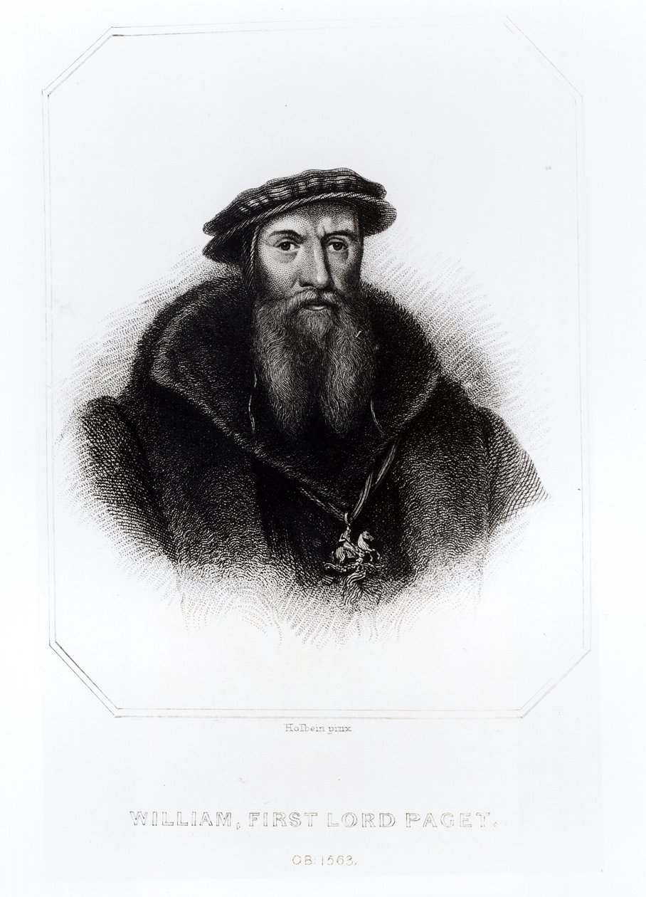 Portrait de William, Premier Lord Paget - Hans Holbein der Jüngere