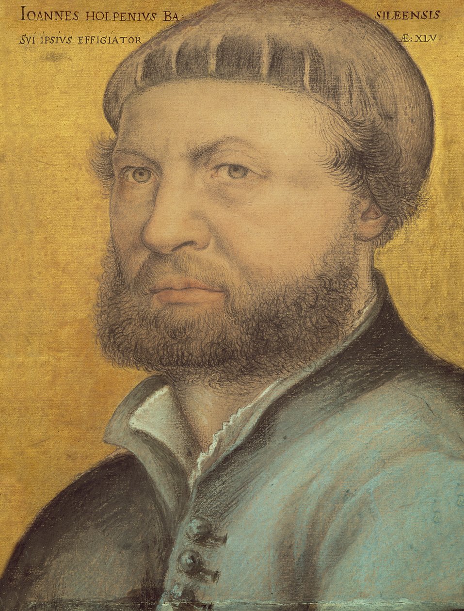 Autoportrait, 1542 - Hans Holbein der Jüngere