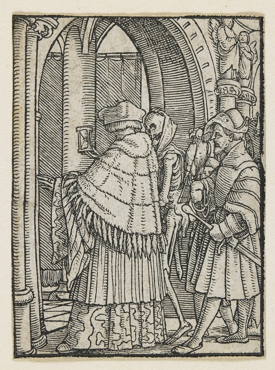 Le Chanoine de la Danse Macabre (Lyon), 1538, 1523-1526 - Hans Holbein der Jüngere