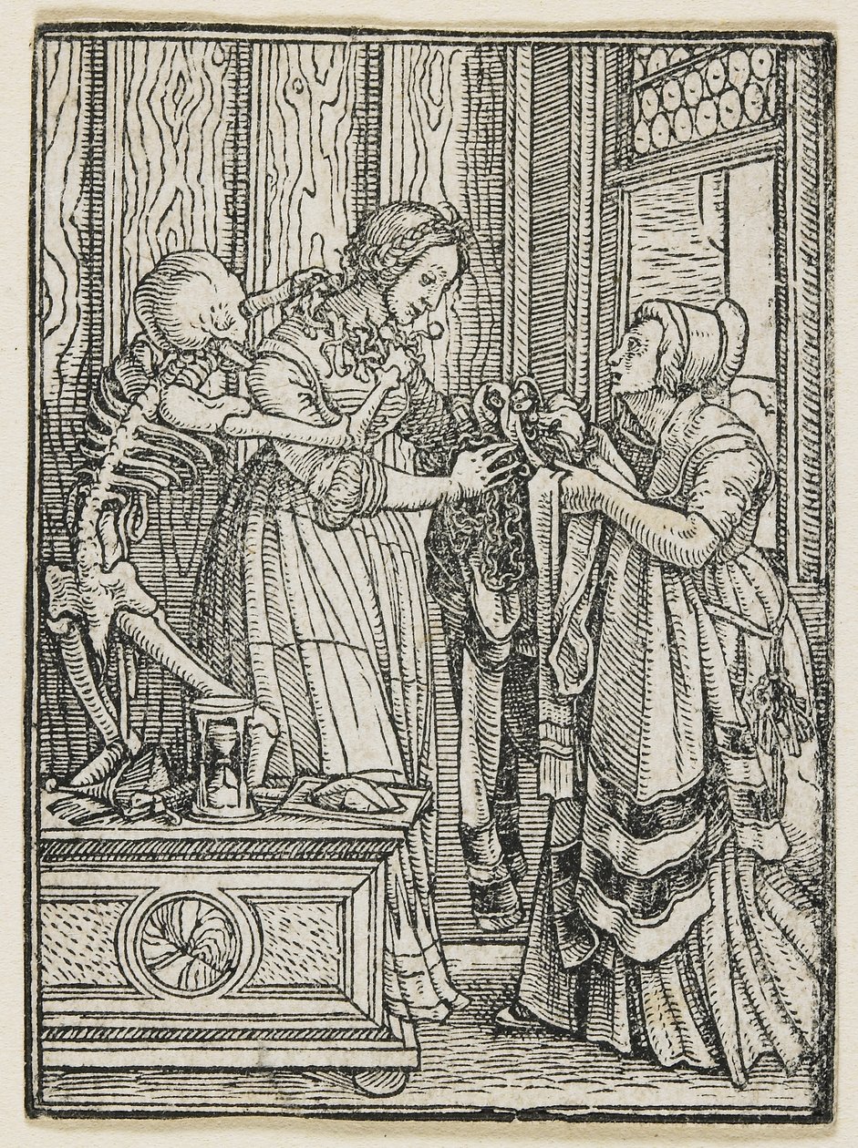 La Comtesse de la Danse de la Mort (Lyon), 1538, 1523-1526 - Hans Holbein der Jüngere