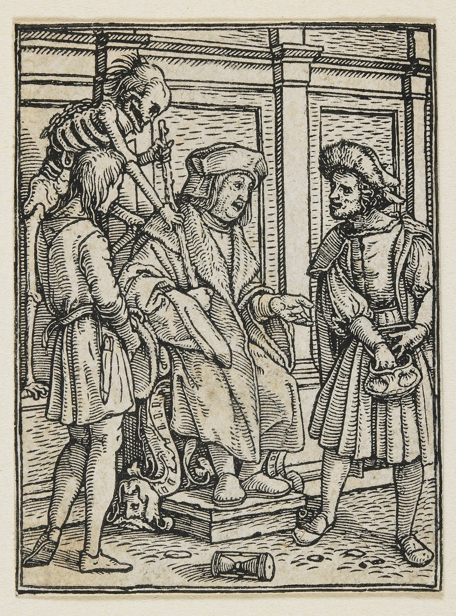 Le juge de la Danse macabre (Lyon), 1538 - Hans Holbein der Jüngere