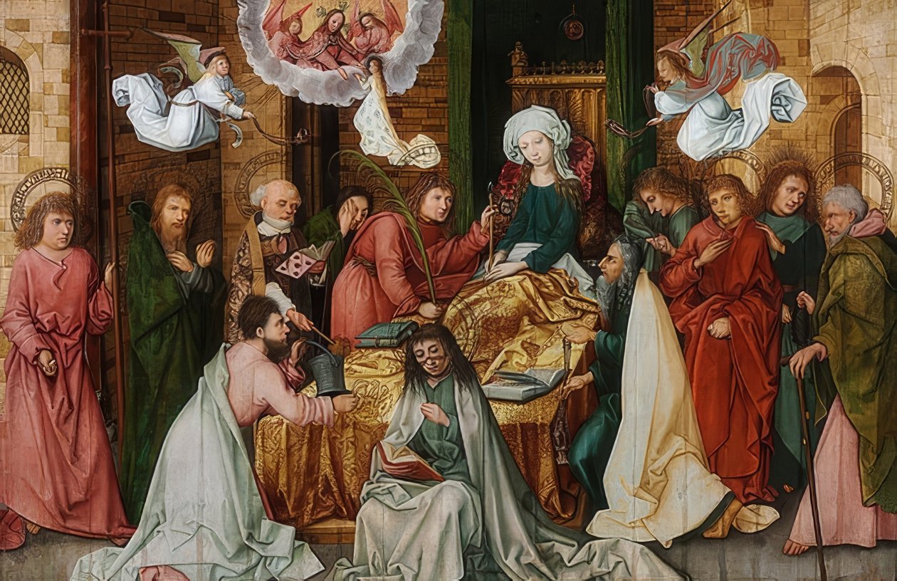 La mort de la Vierge Marie - Hans Holbein the Elder