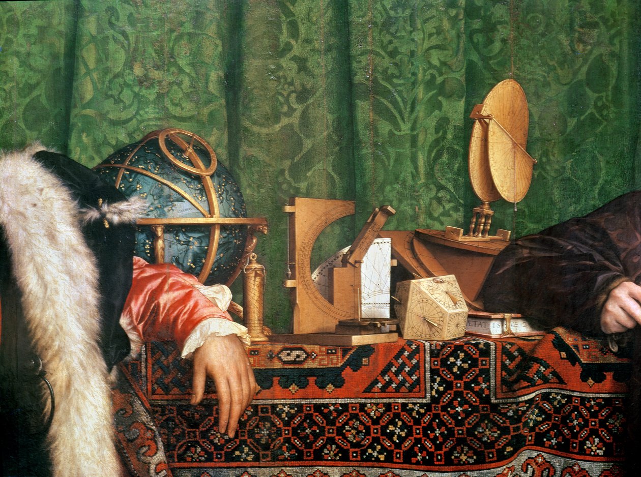 Les Ambassadeurs (détail des instruments astronomiques) - Hans Holbein the Elder