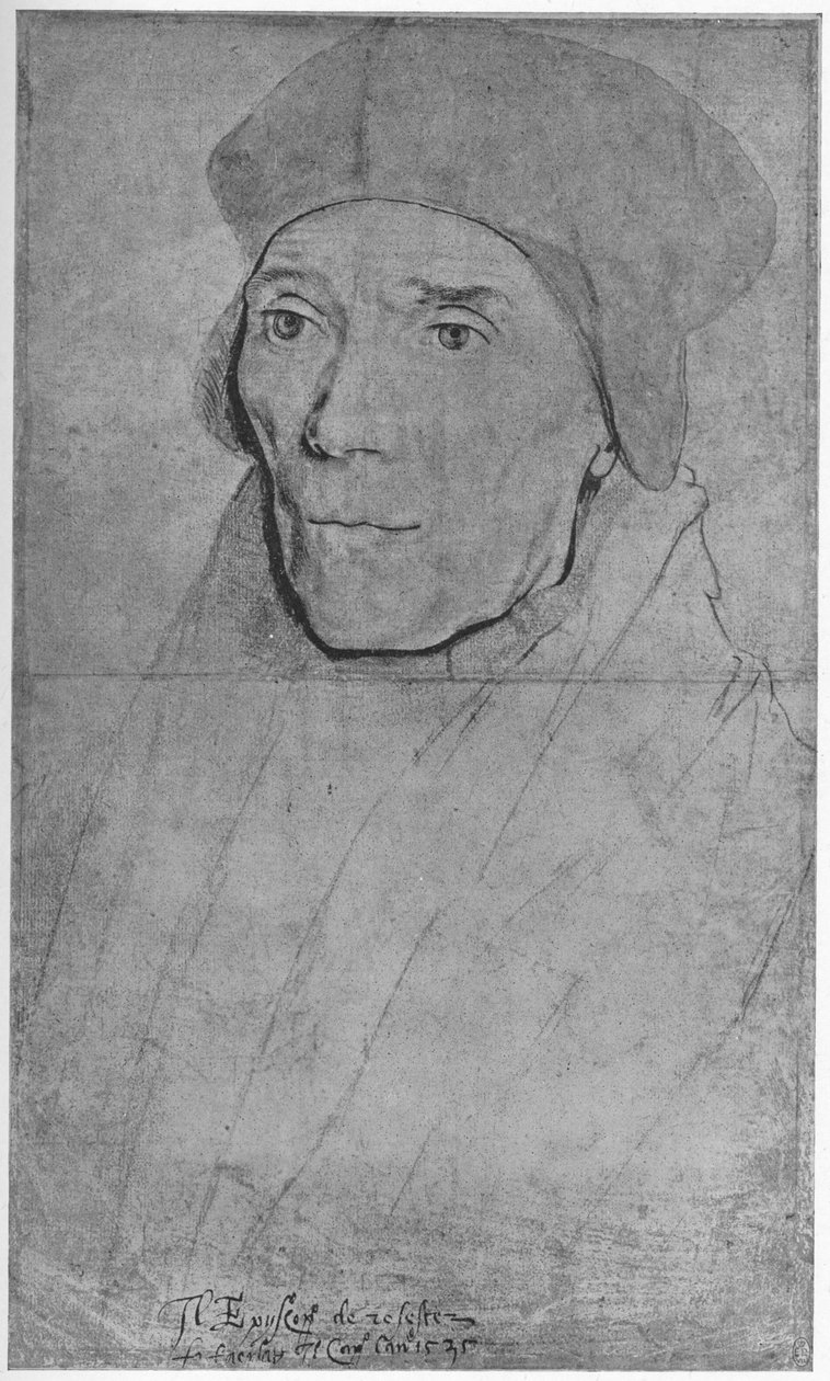 Cardinal Fisher, évêque de Rochester, 1532-1534, 1945 - Hans Holbein der Jüngere