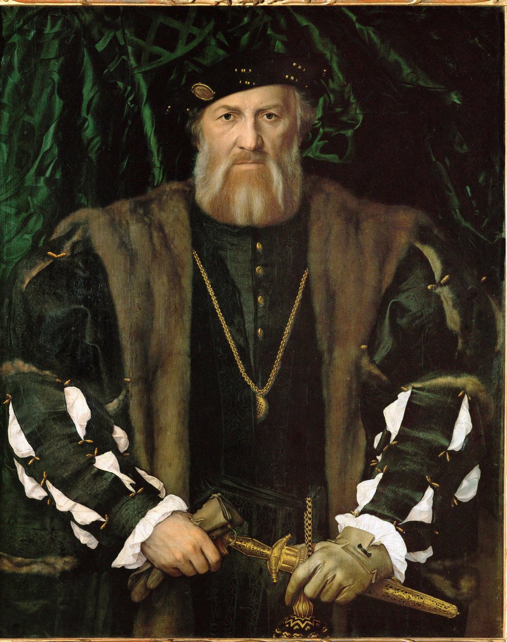Charles de Solier, Sieur de Morette (oil on oakwood) - Hans Holbein the Younger